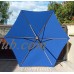 Formosa Covers 9ft Umbrella Replacement Canopy 6 Ribs in Royal (Canopy Only)   555696864